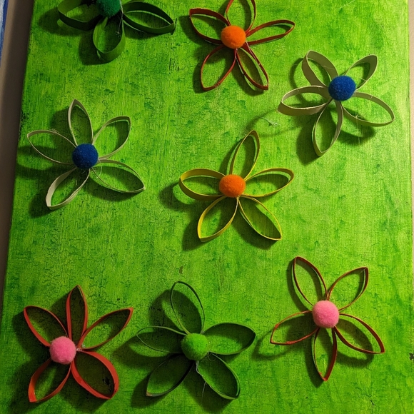 Abstract collage painting - Picture 1 of 1